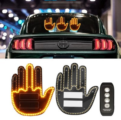 MANO LED DIVERTIDA PARA AUTOS